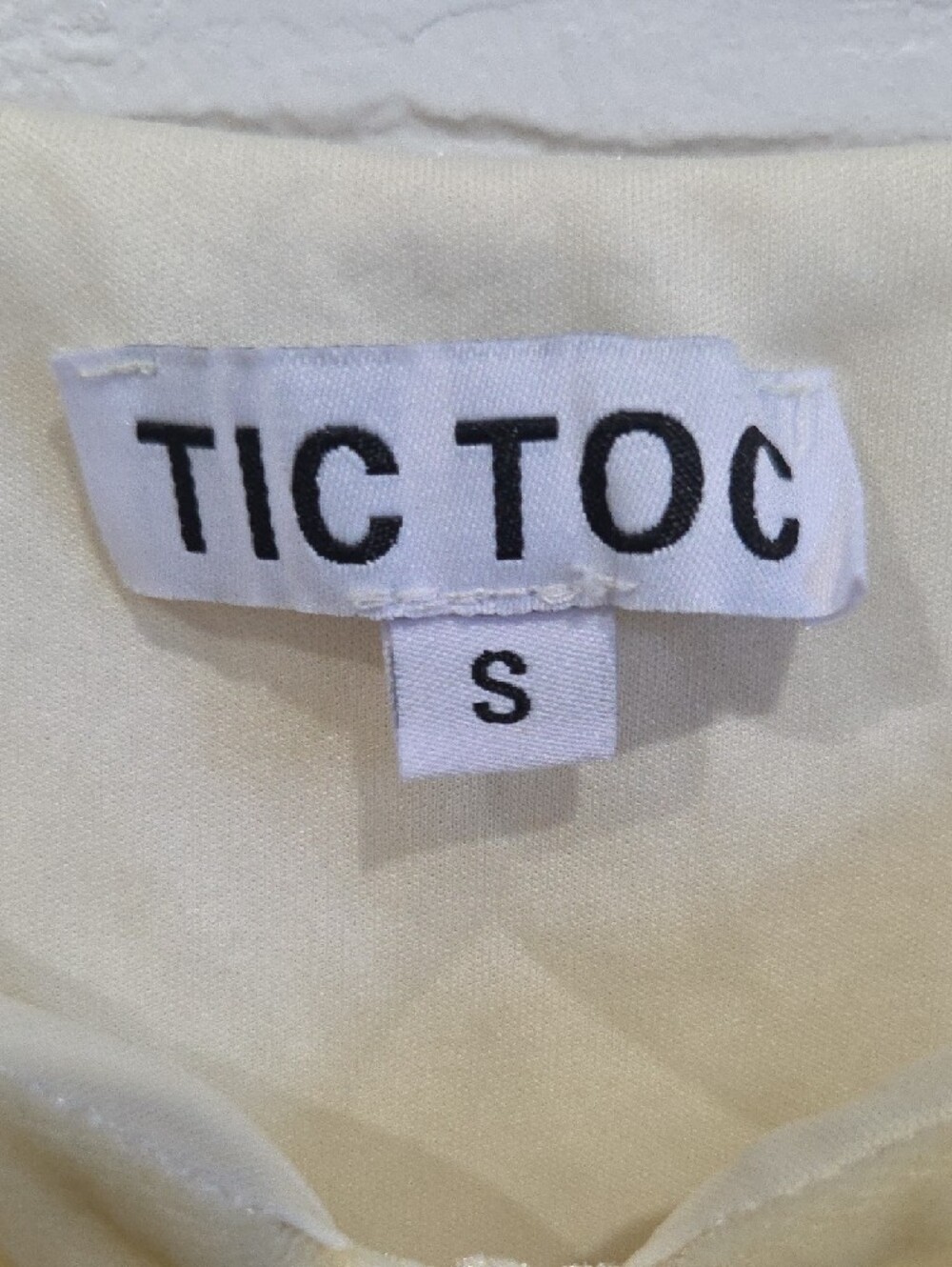 TIC TOC Pale Yellow Corset Tie-Front Camisole - Picture 2 of 6